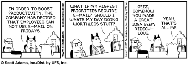 Dilbert - fredags-e-mail