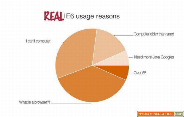 Real IE6 usage reasons