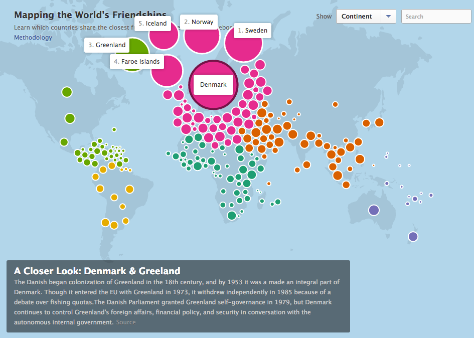 Mapping the World’s Facebook Friends